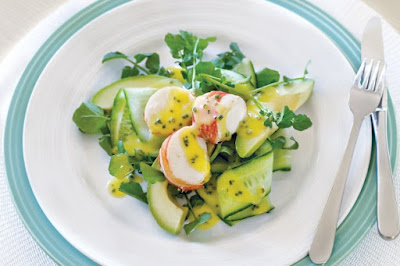 Lobster & watercress salad with lime butter meal ideas Lobster & watercress salad with lime butter meal ideas