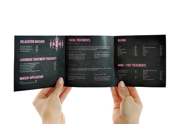 Salon Brochure Design