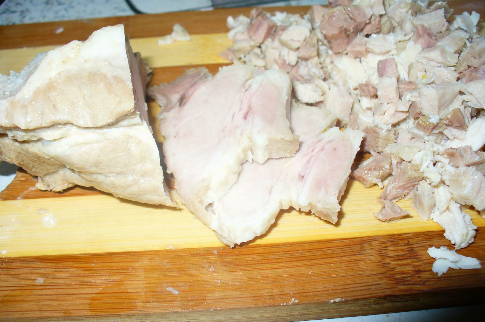 свинина порезанная для салата