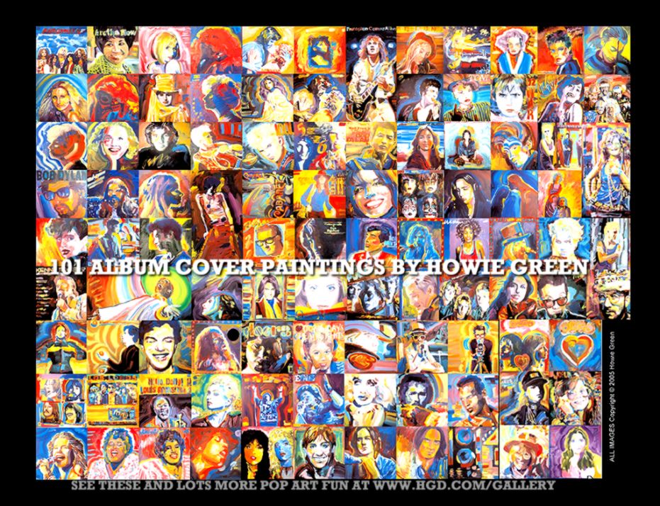 Howie Green Gallery Free Pop Art Stuff