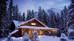 christmas hd desktop cabin winter background mountain landscape log editing save homes snow snowy mountains wallpapers houses then right