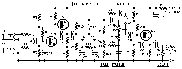 60W Guitar Amplifier | Circuits-Projects