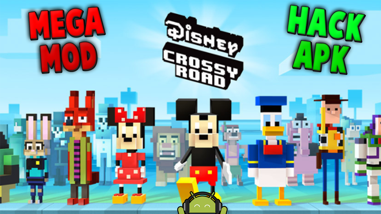 Disney Crossy Road apk Hack Mod Personajes desbloqueados v1 100
