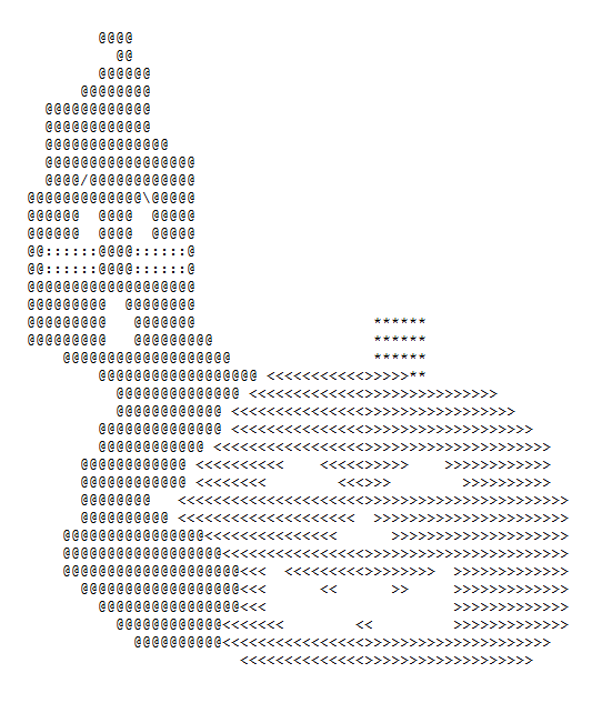 Halloween ASCII Art Ghosts