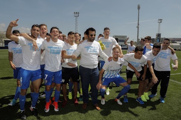 Atlético Malagueño, Al-Thani celebró el domingo el primer puesto