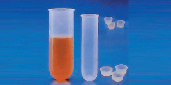 PP pellet bottom centrifuge tube and PE cover PP丸底離心管及PE蓋
