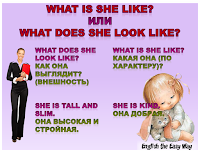 What does she look like ответ. Look like be like. как отвечать на вопрос what does she look like. what does she like как ответить.