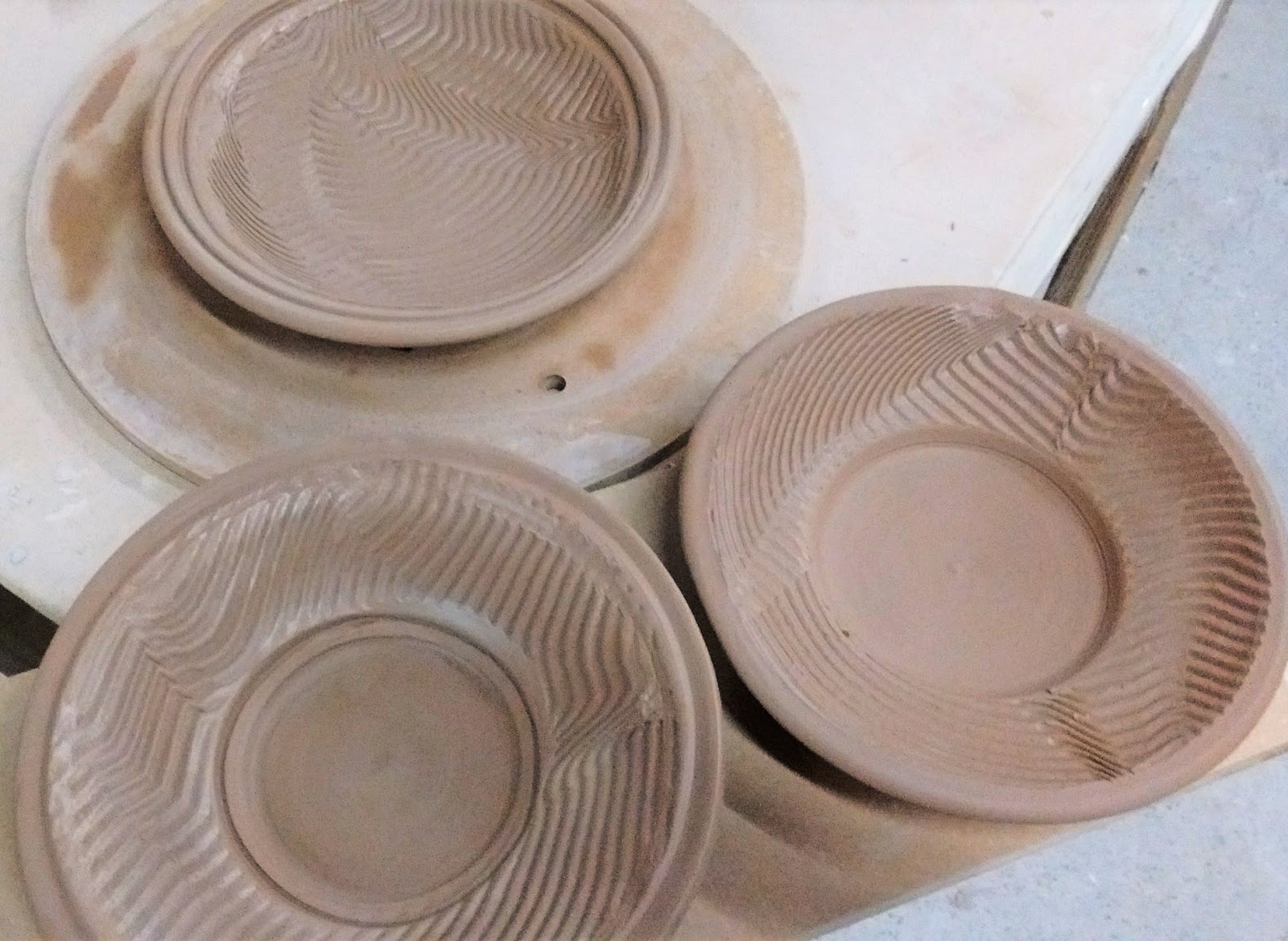 Fine Mess Pottery Upside Down Plates