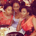 Genevieve Nnaji stuns in red at Emeka & Onyinye's White Wedding - photos