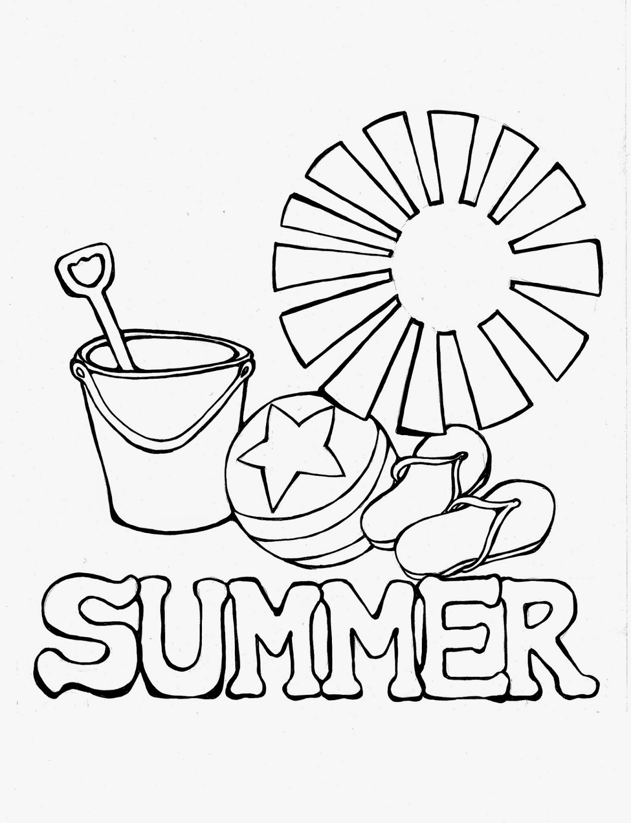 Cute Summer Coloring Pages Printable Coloring Pages