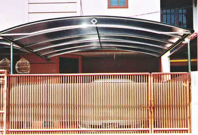 rangka kanopi stainless