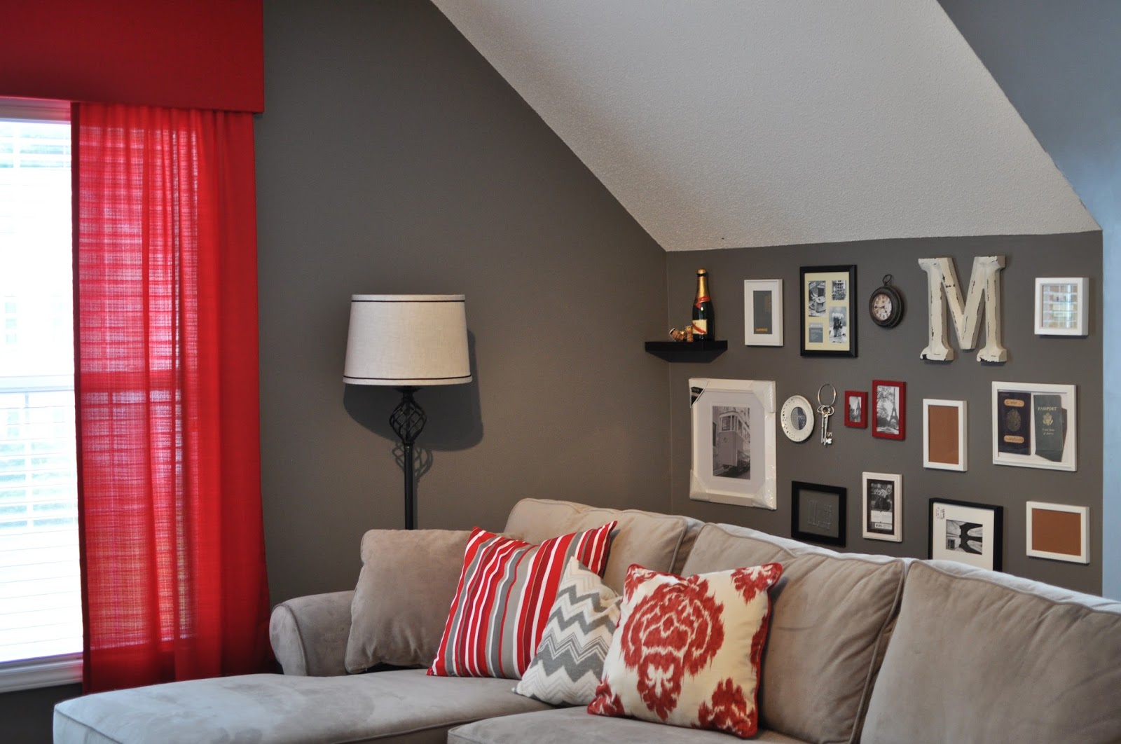 Not So Newlywed McGees Media Room Gallery Wall