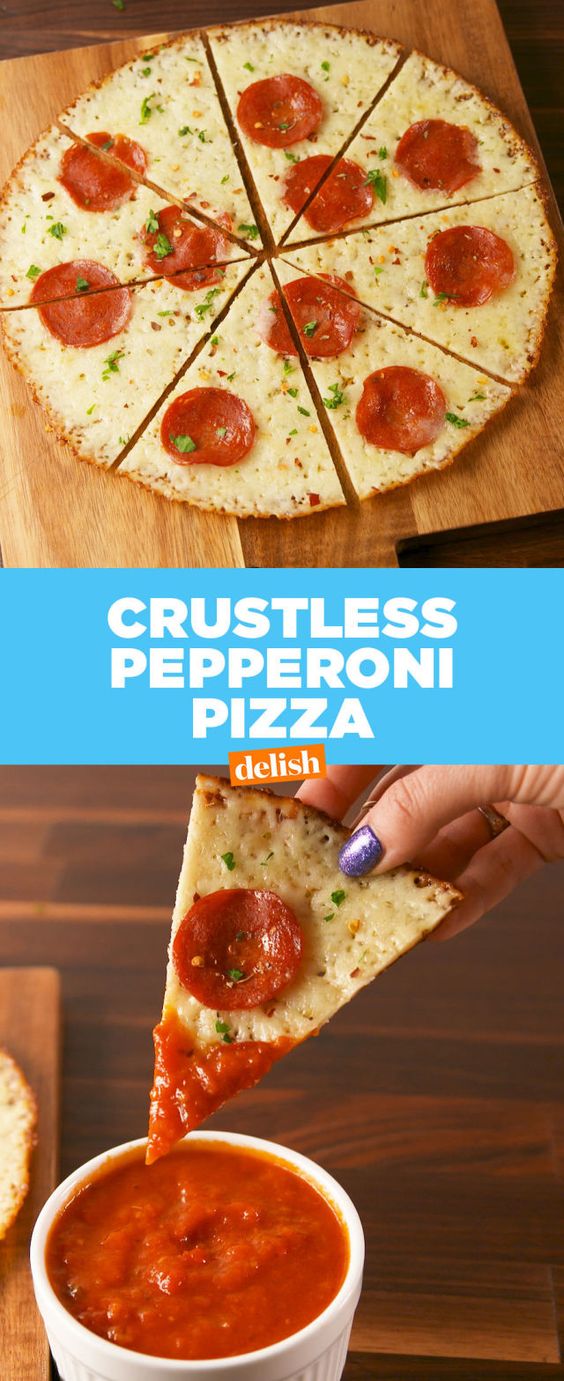 Crustless Pepperoni Pizza Low Carb Moms Cooking