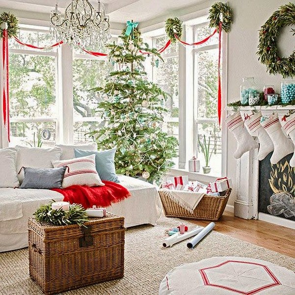 Ideas for decorating the house and Christmas tree