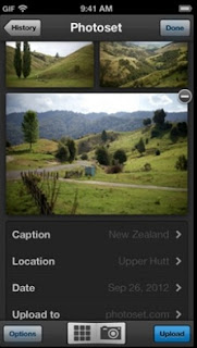 Screen Shot of Photoset App