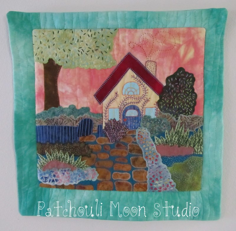 Patchouli Moon Studio House Quilt