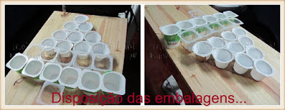 Calendário do Advento com material reciclado