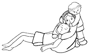 Virgen de la Piedad colorear