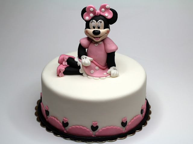 Minnie Mouse Birthday Cake for Girl - Epsom, Surrey UK
