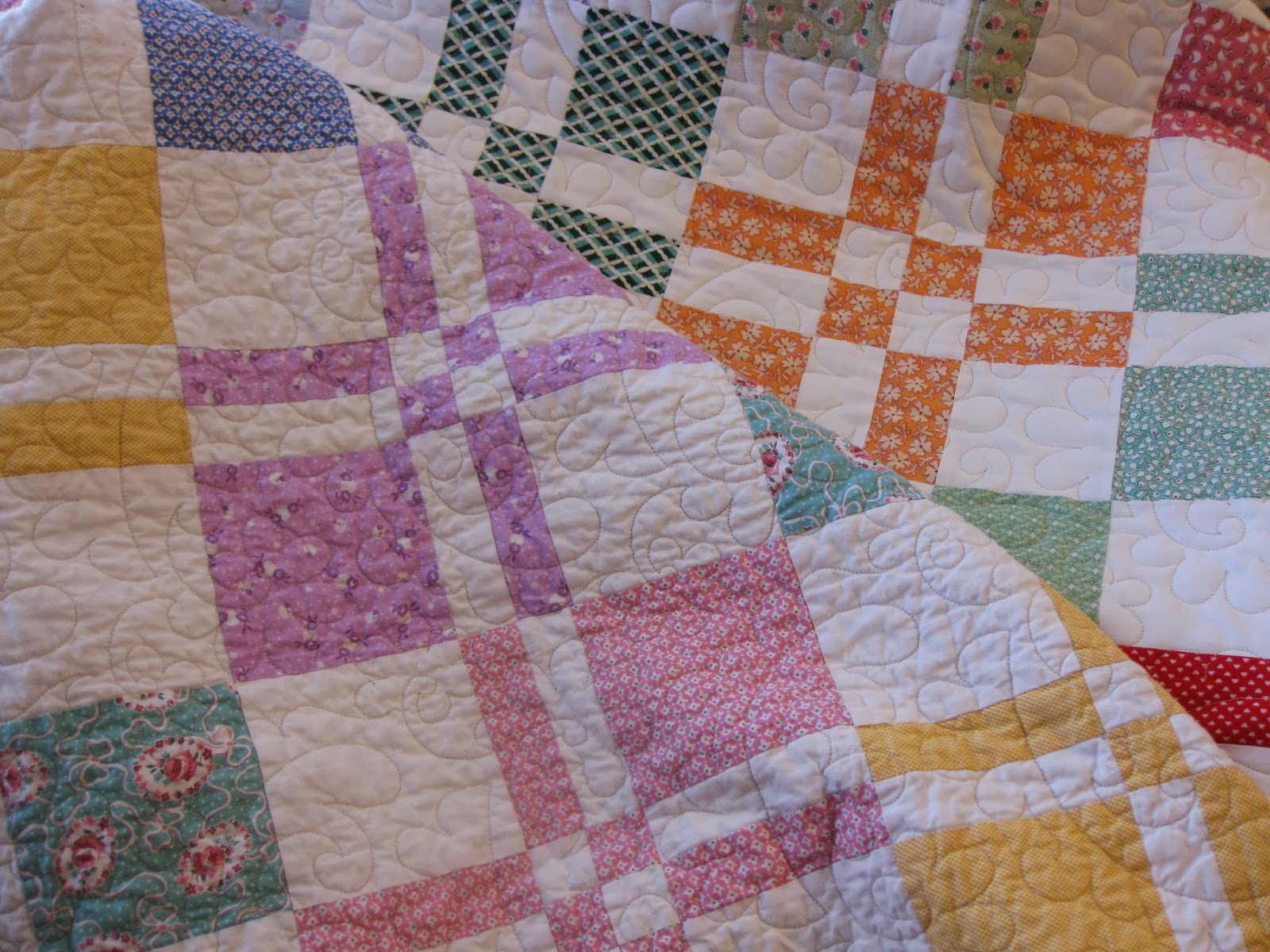 Millies Quilting Disappearing Four Patch Quilt