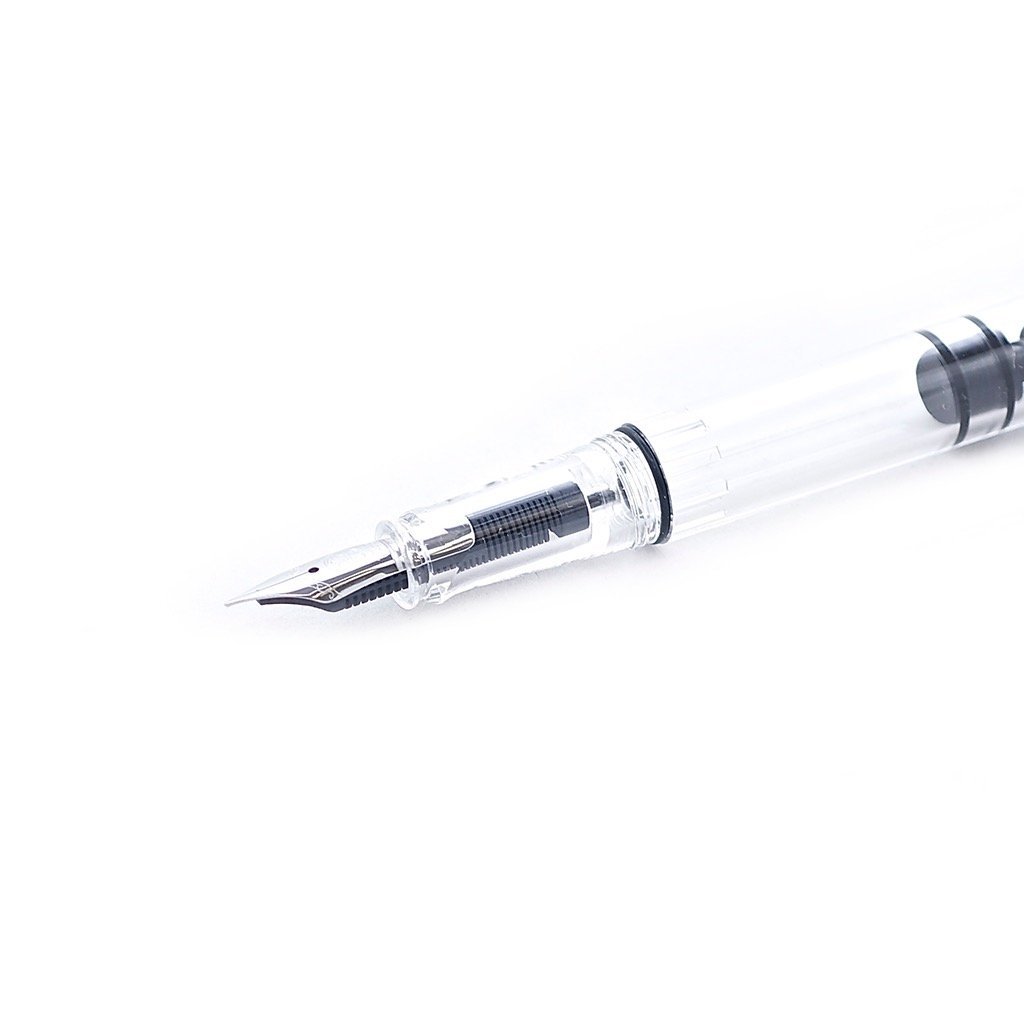 Sailor Fude DE Mannen Brush Style Fountain Pen - Pearl White