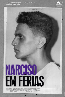 Narciso em Férias | Cartaz traz imagem rara de Caetano Veloso preso Narciso em Férias | Cartaz traz imagem rara de Caetano Veloso preso