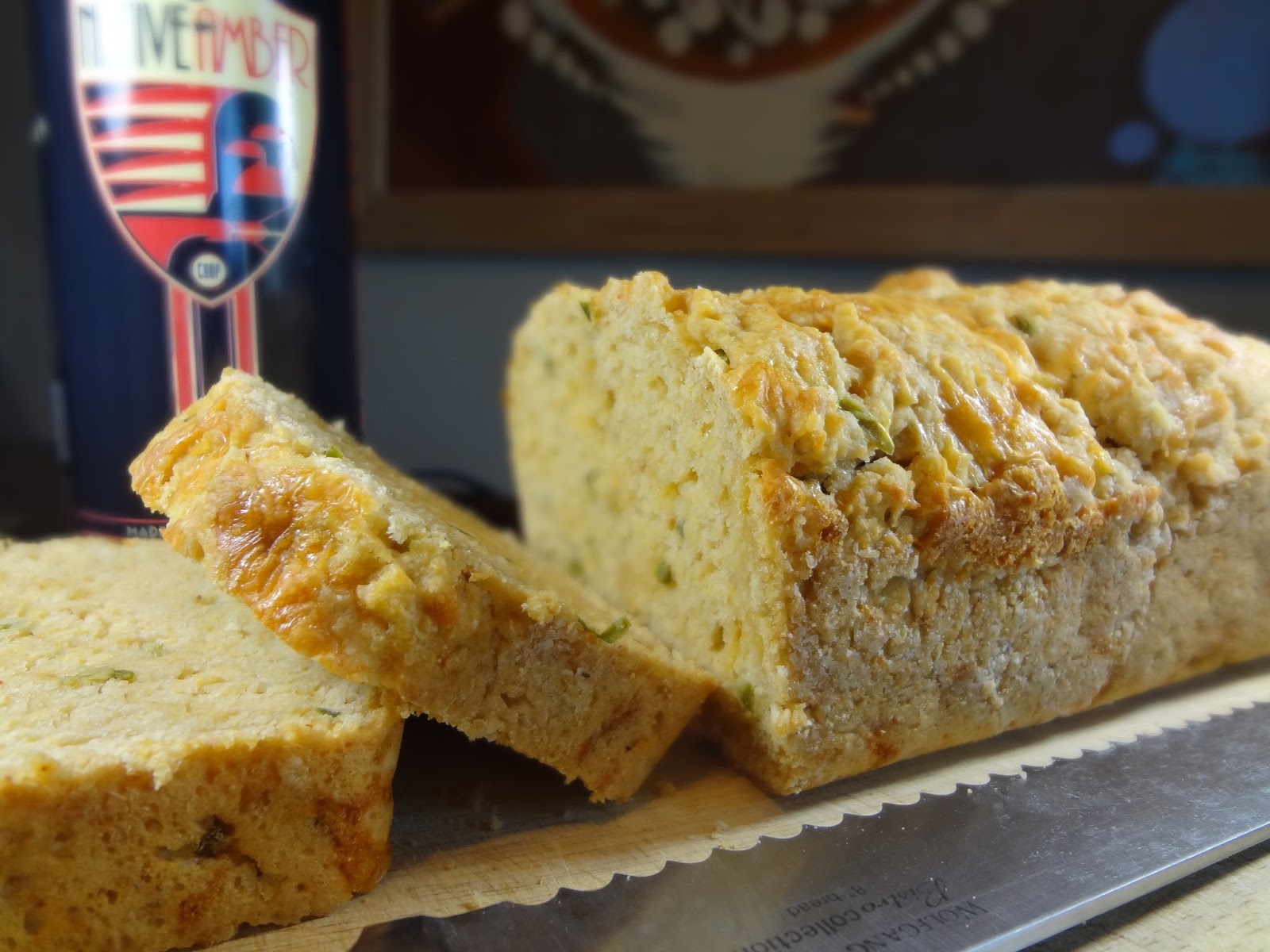 Ales Kitchen Jalapeno Cheddar Beer Bread