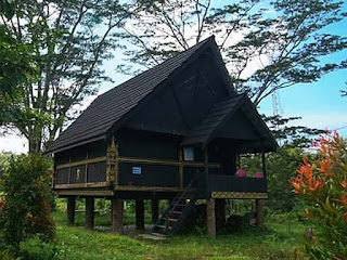 rumah adat sumatra selatan ghumah baghi