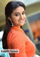 actress hot photos keerthi, big assets image keerthi suresh in orange top