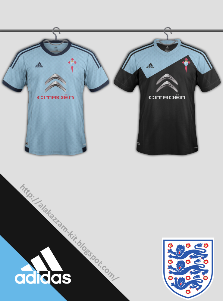 Celta Vigo Home & Away Kits 13/14 | Alakazzam Kit Design