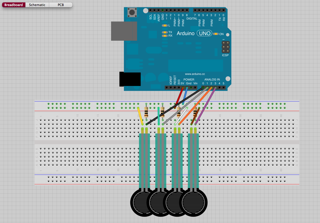 SensorBased Electronic Art Final Project Fritzing Diagram