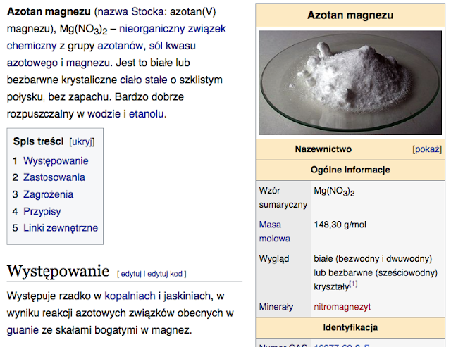 Węglan Magnezu Nazwa Zwyczajowa Biologia - nauka o życiu: Berylowce (Metale ziem alkalicznych), cz. 1