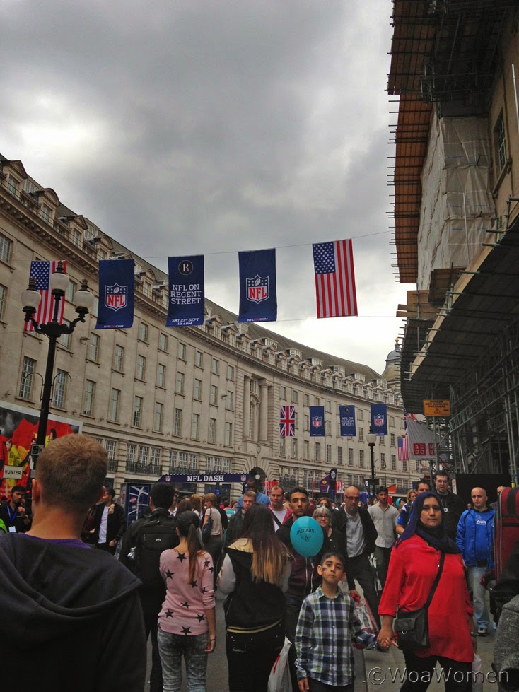 wonder wander women american football in london