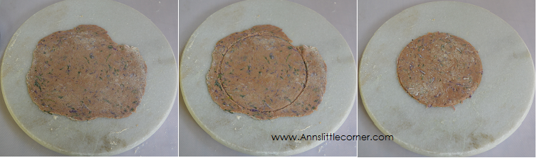 How to make Red Cabbage Paratha- Step 7