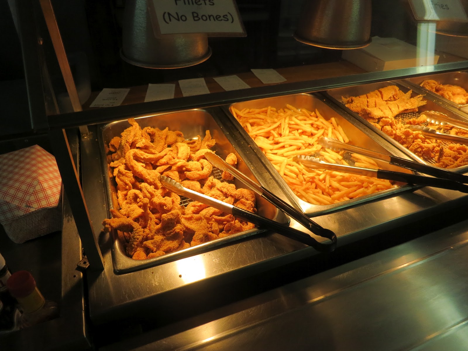 PrunePicker Catfish dinner in Quitman, Louisiana.