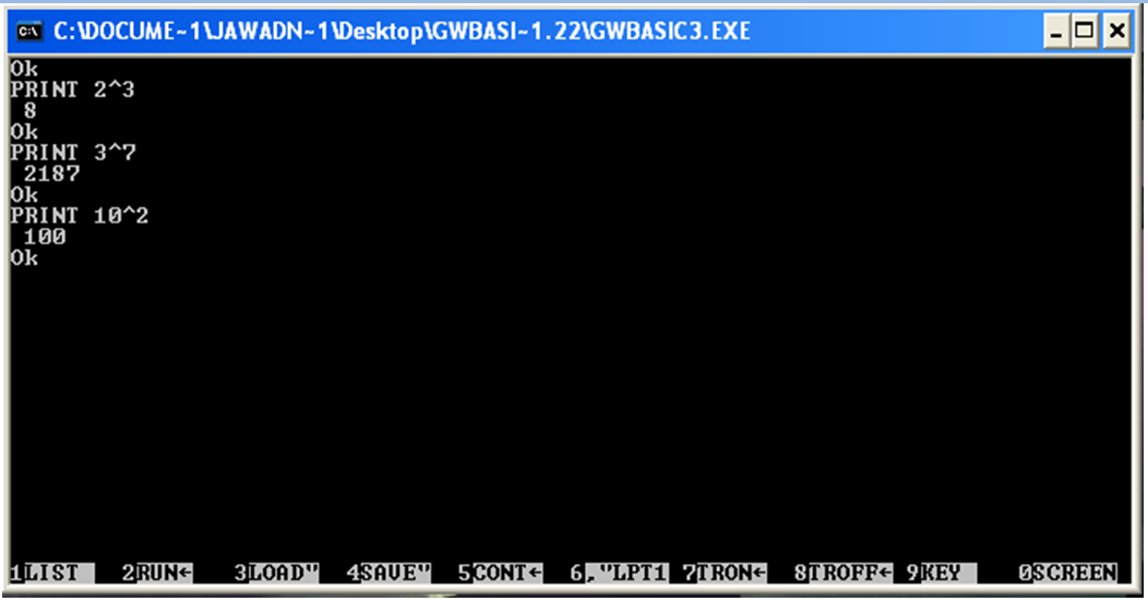 My Programming Tips: WRITING PROGRAMS IN GW BASIC