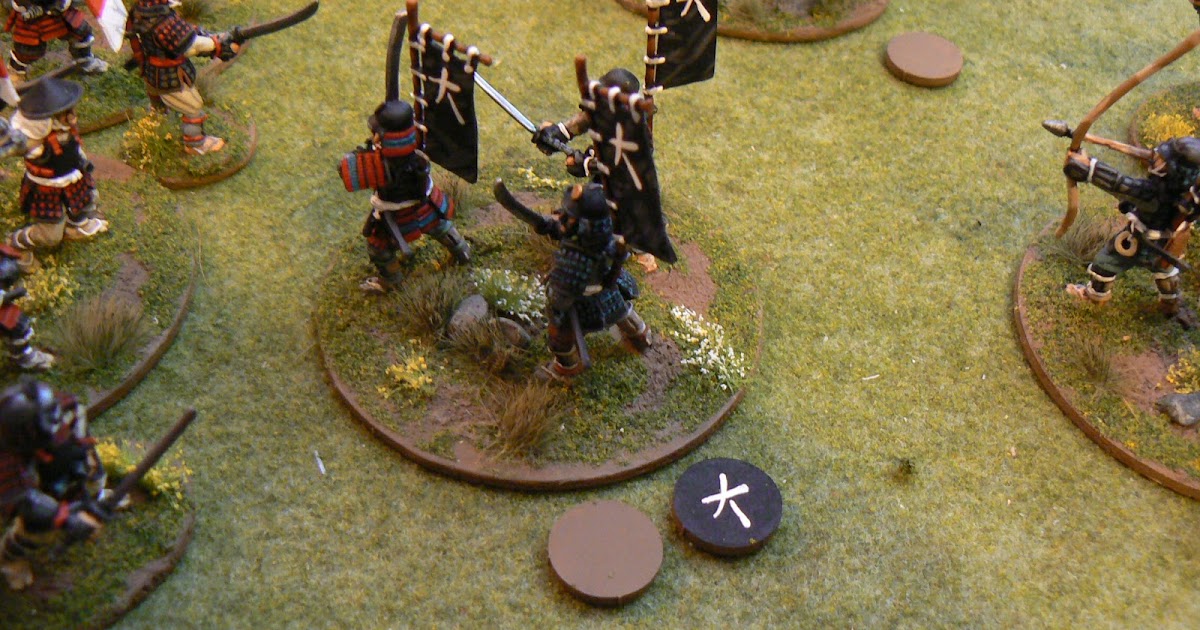 Dots of Paint Lion Rampant 'battered' and activation markers