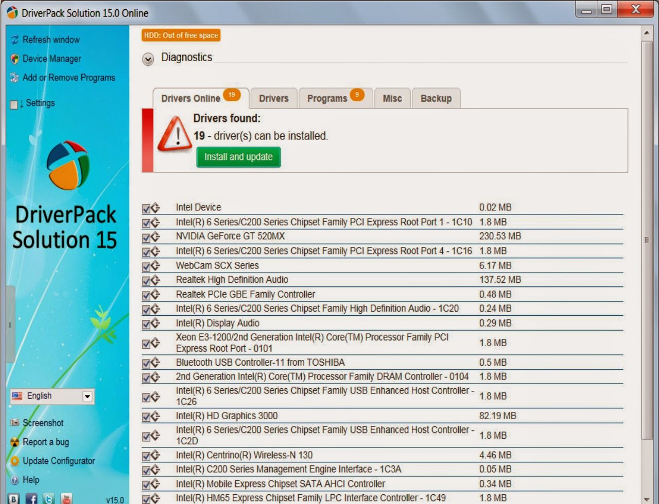 Upload Softer DriverPack Solution 14