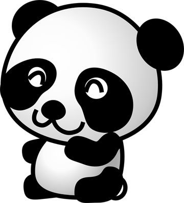 Mudah Belajar Menggambar Panda Anak Gambar Tk