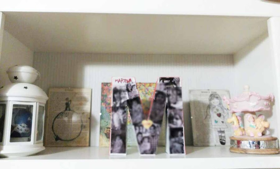 manualidades con niños decorar letra