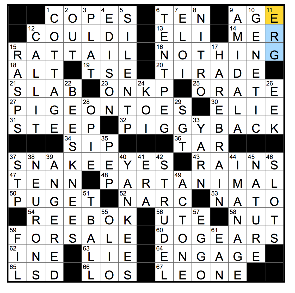 Rex Parker Does the NYT Crossword Puzzle: quot Star Wars quot queen / MON 11 6