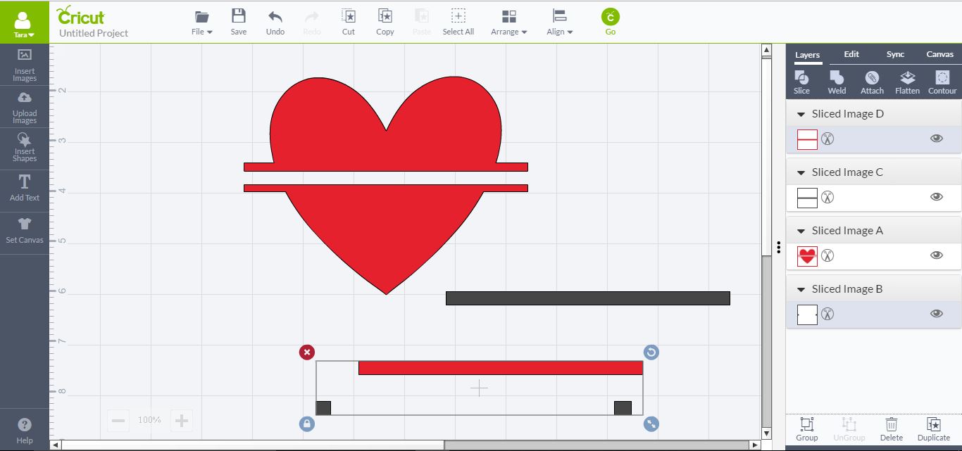 How To Use The Slice Tool In Cricut Design Space To Split Images