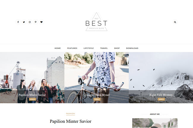 Best - Responsive Clean Blogger Template