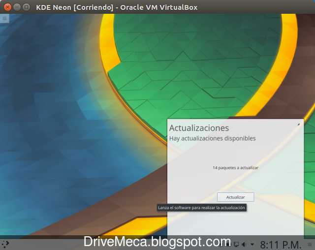 DriveMeca instalando KDE neon Plasma paso a paso