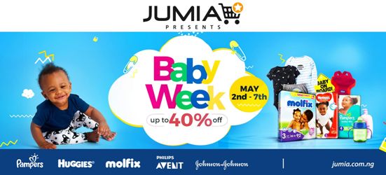 nm Jumia Baby Week! Get N2,000 of discounted prices of 40%