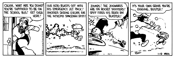 Calvin And Hobbes Comic Strips