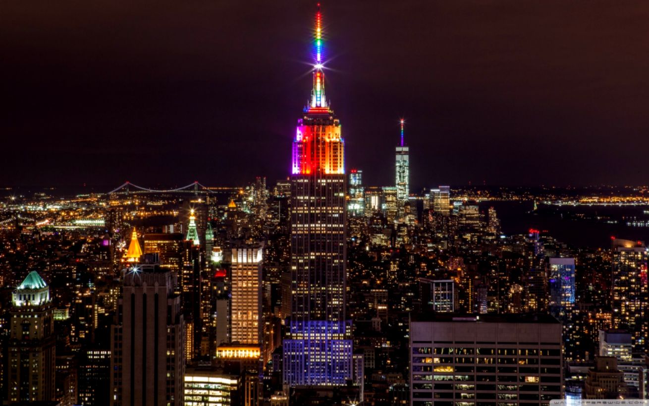 new york city night hd wallpaper