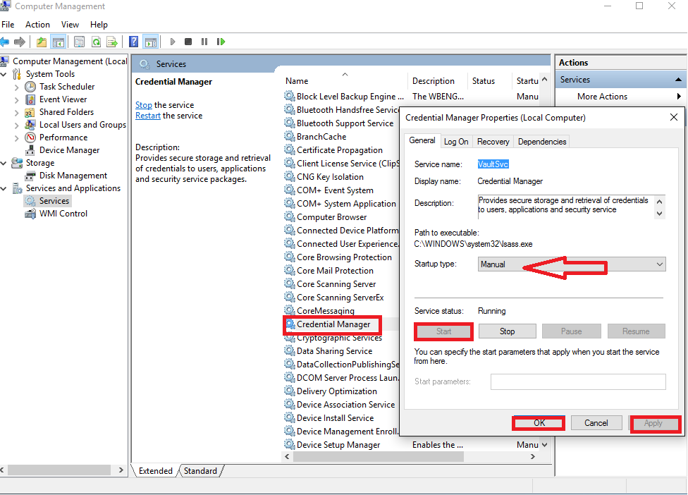 Learn New Things How to Fixed Credential Manager Error 0x80070057 in