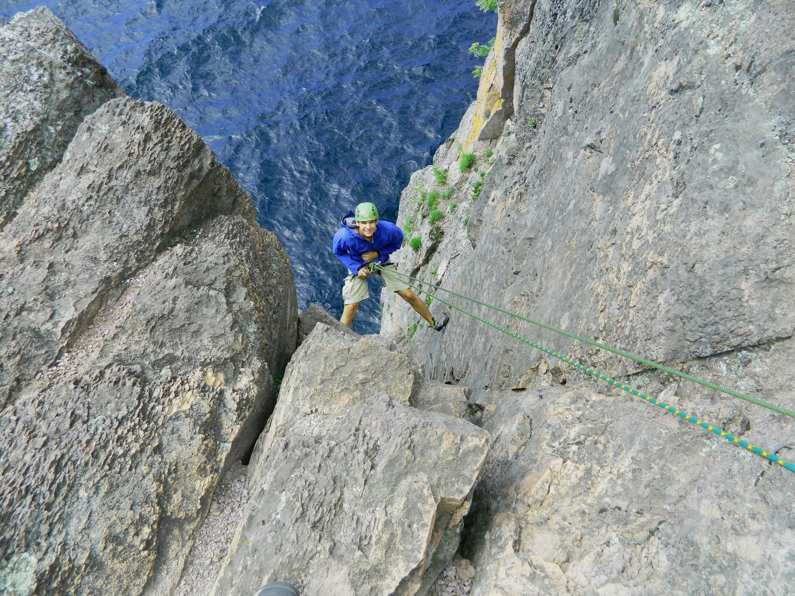 Johnston Outdoor Adventures Climbing at the North Shore (Shovel Pt and
