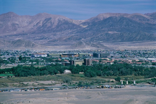 Cidade de Calama, no Chile Cidade de Calama, no Chile